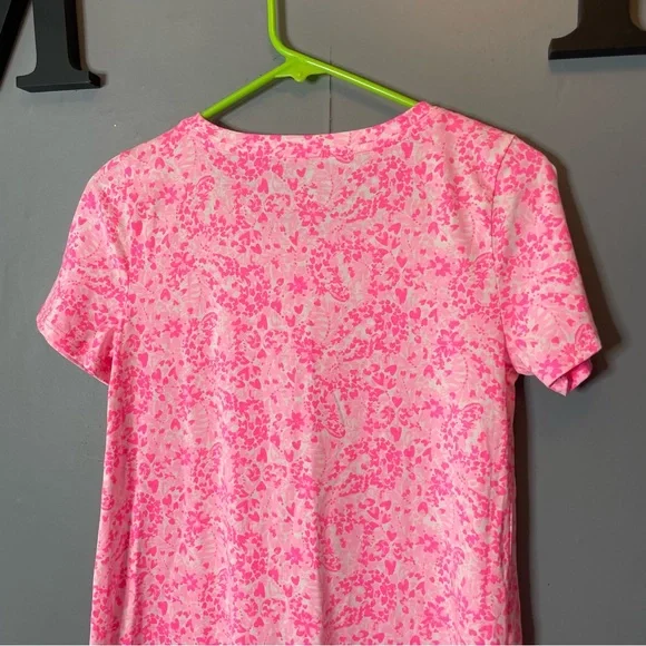 Lilly Pulitzer Cody T-shirt Dress in Pink Shandy xs - Picture 10 of 12